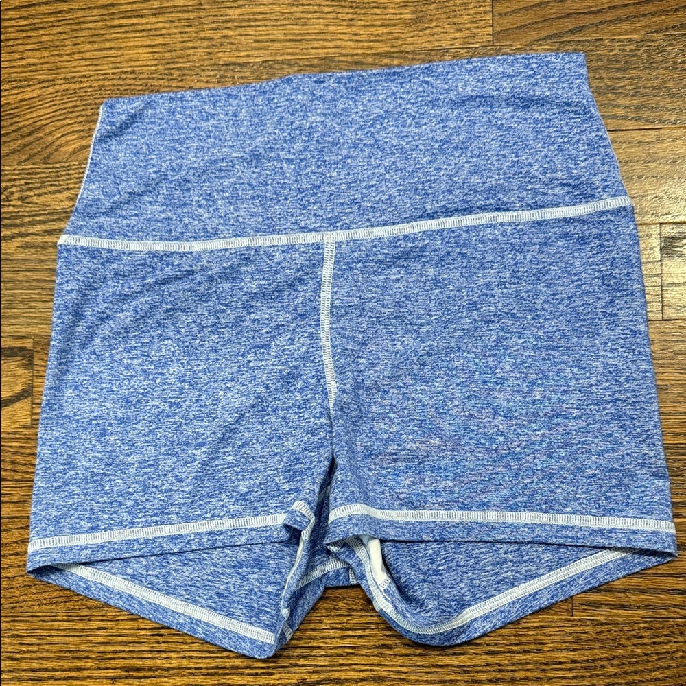 Fleo Heather Blue Women's Athletic Shorts